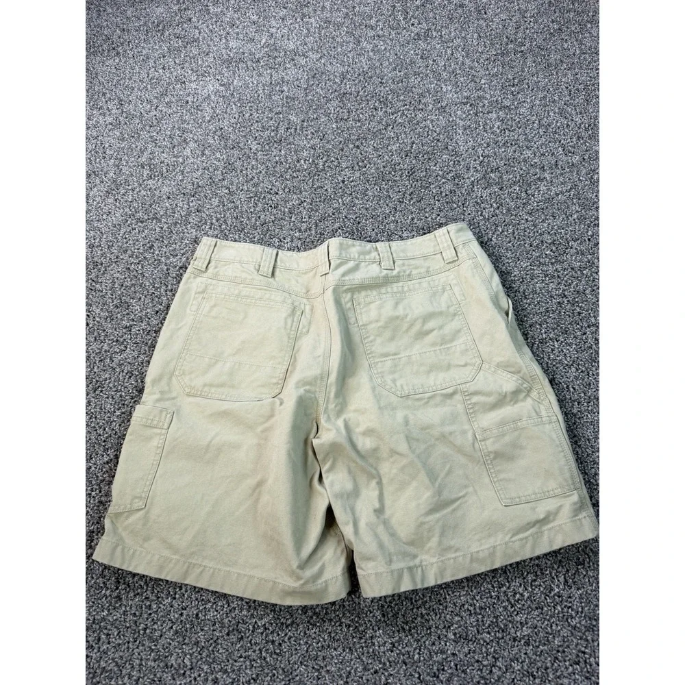 L.L. Bean Katahdin Iron Works Cargo Shorts Men's Size 38 Beige